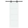 vidaXL Porta Deslizante ORKDAL Branco 83 x 232 cm