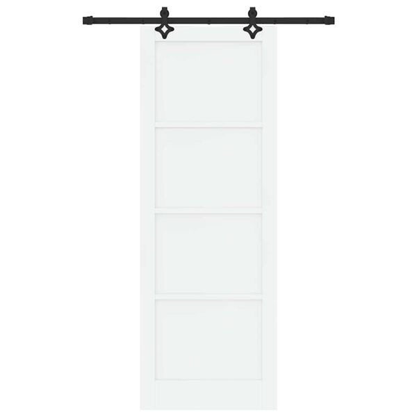 vidaXL Porta Deslizante ORKDAL Branco 83 x 232 cm