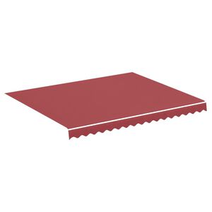 vidaXL Tecido de substitui&ccedil;&atilde;o para toldo bord&ocirc; 300x250 cm poli&eacute;ster