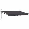 vidaXL Toldo Retr&aacute;til El&eacute;trico Antracite 3,5 x 2 m