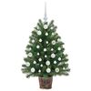 vidaXL &Aacute;rvore de Natal Artificial com 150 LEDs Verde 95 cm PE e PVC