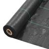 vidaXL Malha anti-ervas PP 2x100 m preto