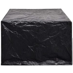 vidaXL Capa para mobili&aacute;rio de jardim com 8 ilh&oacute;s 113x113x73 cm