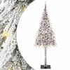 vidaXL &Aacute;rvore de Natal com 300 LEDs com suporte Branco 210 cm PE e A&ccedil;o