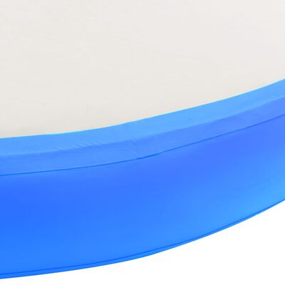 vidaXL Tapete de ginástica insuflável com bomba 100x100x20 cm PVC azul