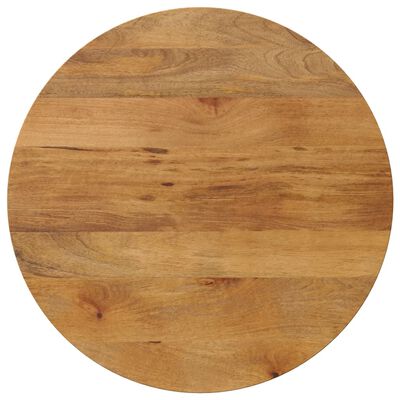 vidaXL Tampo de mesa redondo Ø70x3,8cm madeira de mangueira maciça