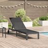 vidaXL Cama de Sol 1-pessoa Preto 60 x 200 x 27cm vime PE