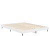 vidaXL Estrutura de cama 140x190 cm derivados de madeira branco