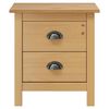 vidaXL Mesas de cabeceira Hill Range 2 pcs 46x35x49,5 cm pinho maci&ccedil;o