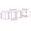 vidaXL Gabinete para TV Castanho 156 x 37 x 45 cm Madeira processada