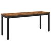vidaXL Banco de jardim 108,5 x 35 x 45 cm Madeira S&oacute;lida de Ac&aacute;cia