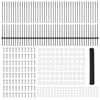 vidaXL Cerca com Poste Cinzeto 1,2 x 100 m A&ccedil;o e PVC