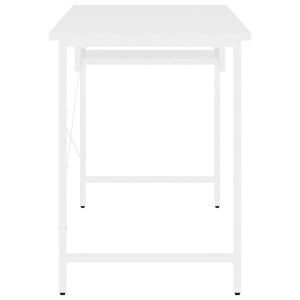 vidaXL Secret&aacute;ria de computador 105x55x72 cm MDF e metal branco