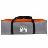 vidaXL Barraca de Camping Cinza e Laranja 482 x 360 x 227 cm tafetá