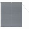 vidaXL Persianas venecianas Cinzento-Escuro 130 x 120 cm Alum&iacute;nio