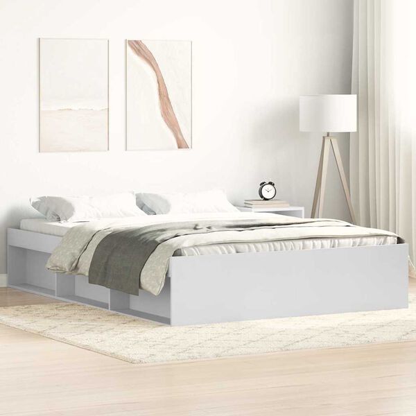 vidaXL Estrutura de cama 120x200 cm branco