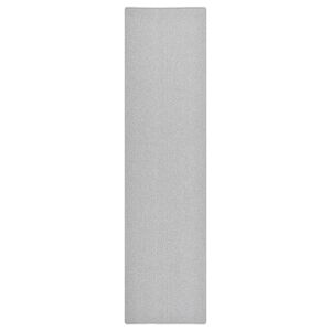 vidaXL Tapete/passadeira 80x300 cm cinzento-claro