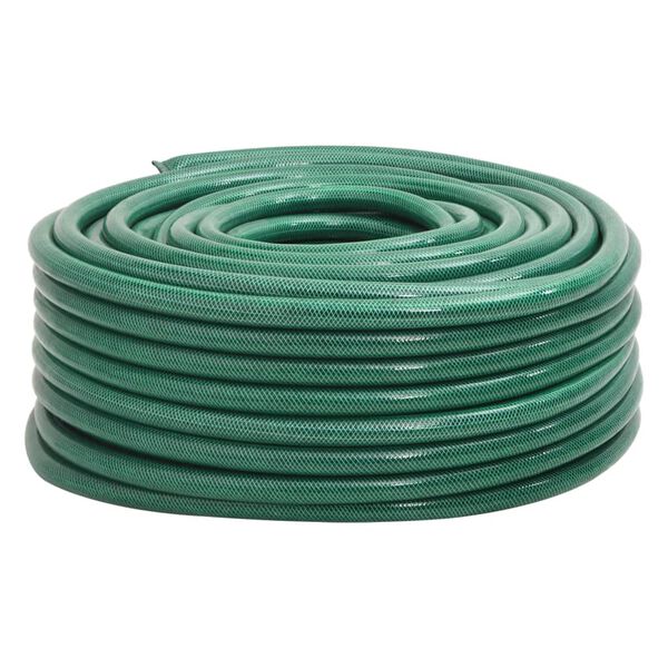 vidaXL Mangueira de jardim 1" 10 m PVC verde