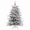 vidaXL Árvore de Natal Articulada Artificial Branco 150 cm PE e PVC