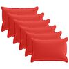 vidaXL Capa almofada 6 unid. HOUTEN Vermelho 40 x 60 cm Poli&eacute;ster
