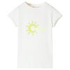 T-shirt infantil cor cru 92