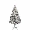 vidaXL &Aacute;rvore de Natal Artificial Branco 180 cm PVC, A&ccedil;o e Pl&aacute;stico