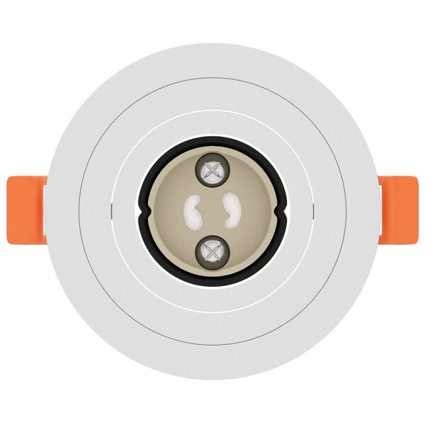 vidaXL Spotlights com holofotes 6 pcs Branco 9 x 9 x cm Alumínio