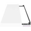 vidaXL Prateleira de parede suspensa 90x23,5x3,8 cm MDF branco