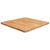 vidaXL Tampo mesa quadrado 60x60x2,5cm carvalho tratado castanho-claro