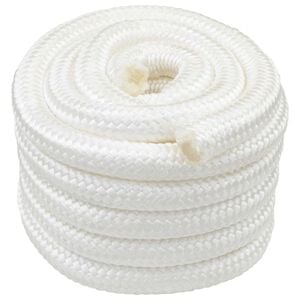 vidaXL Corda de Barco 4 mm 25 m Branco