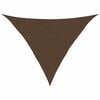 vidaXL Para-sol estilo vela 160 g/m&sup2; 3x3x4,2 m PEAD preto
