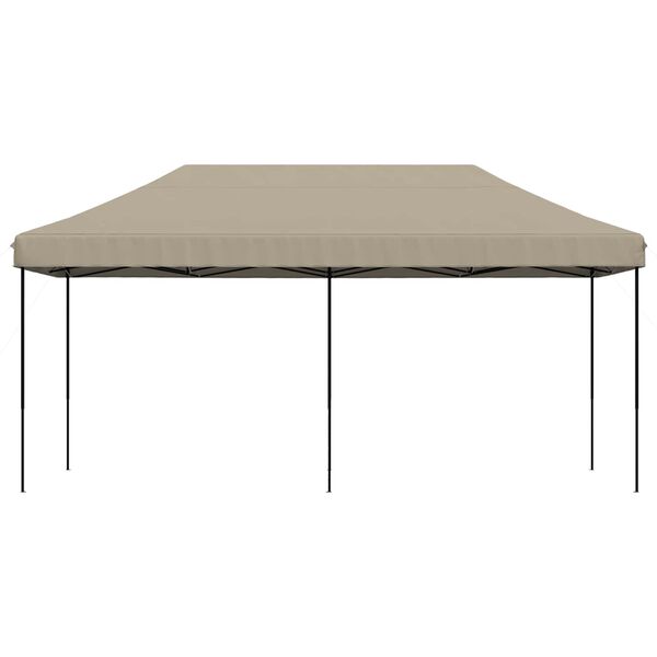 vidaXL Tenda de Festa Cinzento-acastanhado 292 x 580 x 315 cm