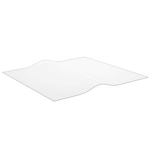 vidaXL Protetor de mesa 70x70 cm 1,6 mm PVC transparente
