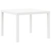 vidaXL Conjunto de Jantar para Jardim 5 pcs Branco Rattan Polt