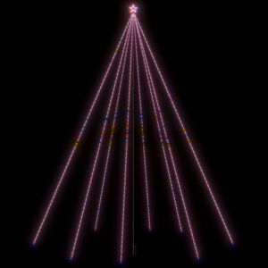 vidaXL LED &Aacute;rvore de Natal Interior Exterior 1300 LEDs Colorido 8 m
