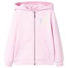 vidaXL Sweatshirt para crian&ccedil;a com capuz rosa-claro 116