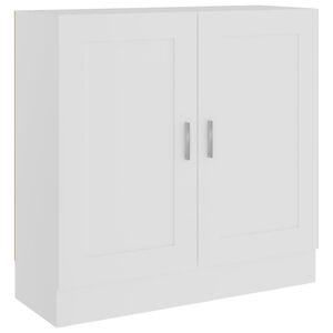 vidaXL Estante 82,5x30,5x80 cm derivados de madeira branco