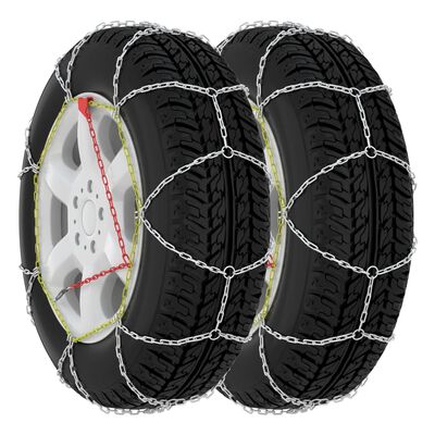 vidaXL Correntes de neve para pneus de carros 2 pcs 9 mm KN70