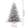 vidaXL &Aacute;rvore de Natal Articulada Artificial Branco 240 cm PE e PVC