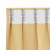 vidaXL Cortinas Blackout com Argolas 2 pcs Bege 140 x 140 cm Poli&eacute;ster