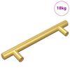 vidaXL Ma&ccedil;aneta de Arm&aacute;rio 510 unid. Ouro 150 mm A&ccedil;o inoxid&aacute;vel
