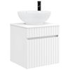 vidaXL Vanidade de Pia de Parede Branco 49 x 44,5 x 66,5 cm