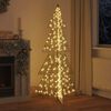 vidaXL &Aacute;rvore de Natal com 240 LEDs Branco quente 180 cm PET