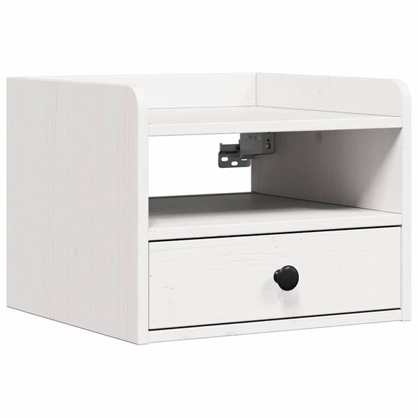 vidaXL Mesa-de-cabeceira com gaveta Branco 38 x 36 x 29,5 cm