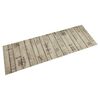 vidaXL Tapete de cozinha lav&aacute;vel 60x180 cm veludo padr&atilde;o cerca