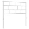 vidaXL Cabeceira de cama 80 cm metal branco