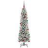 vidaXL &Aacute;rvore de Natal Artificial Branco 180 cm PVC, Metal e Pl&aacute;stico