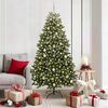 vidaXL &Aacute;rvore de Natal Artificial Verde 180 cm PVC e Metal