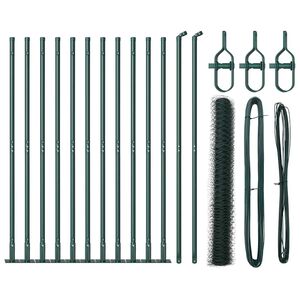 vidaXL Poste de Cerca Verde