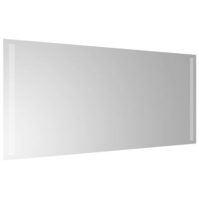 vidaXL Espelho de casa de banho com luzes LED 90x40 cm